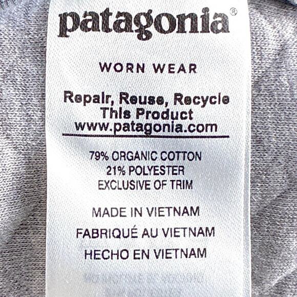 Patagonia Snap T Quilted Pullover Sweater Womens XS Gray Maroon Outdoors Preppy - Picture 10 of 11